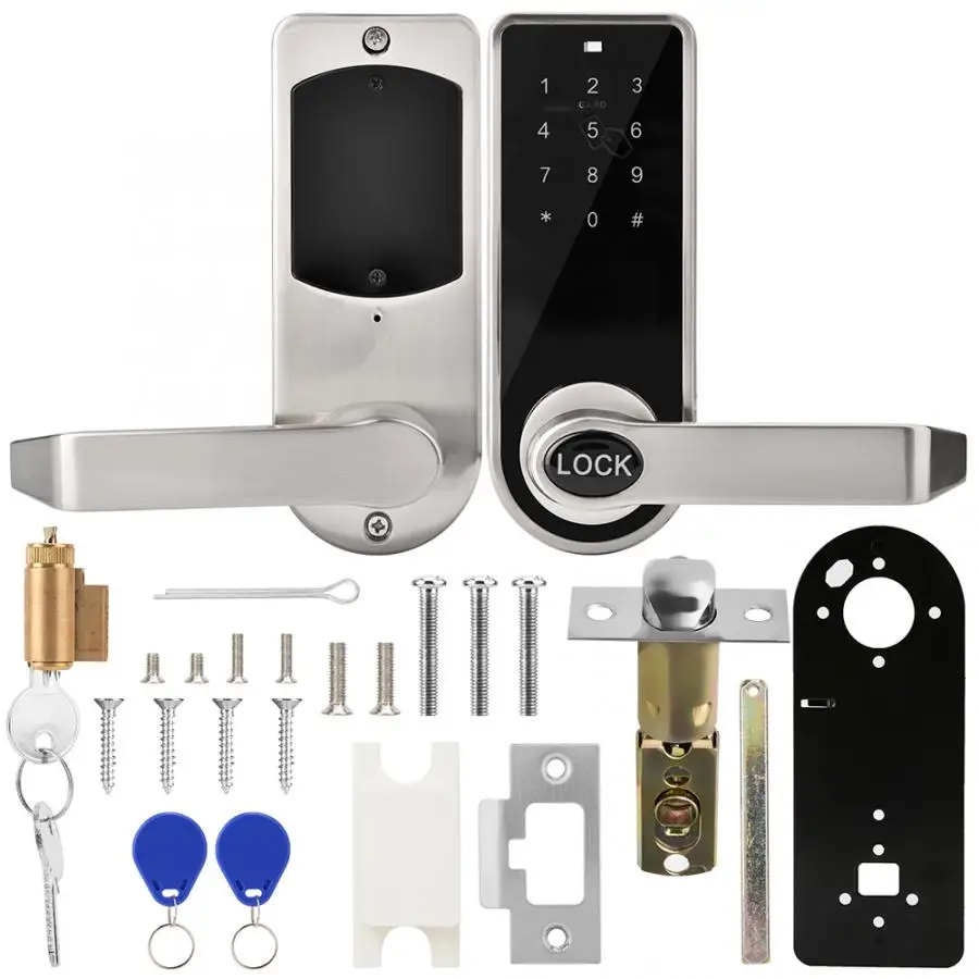 

Password Lock Smart Electronic Anti-theft Door Lock Code Touch Password Security cerradura electronica for home