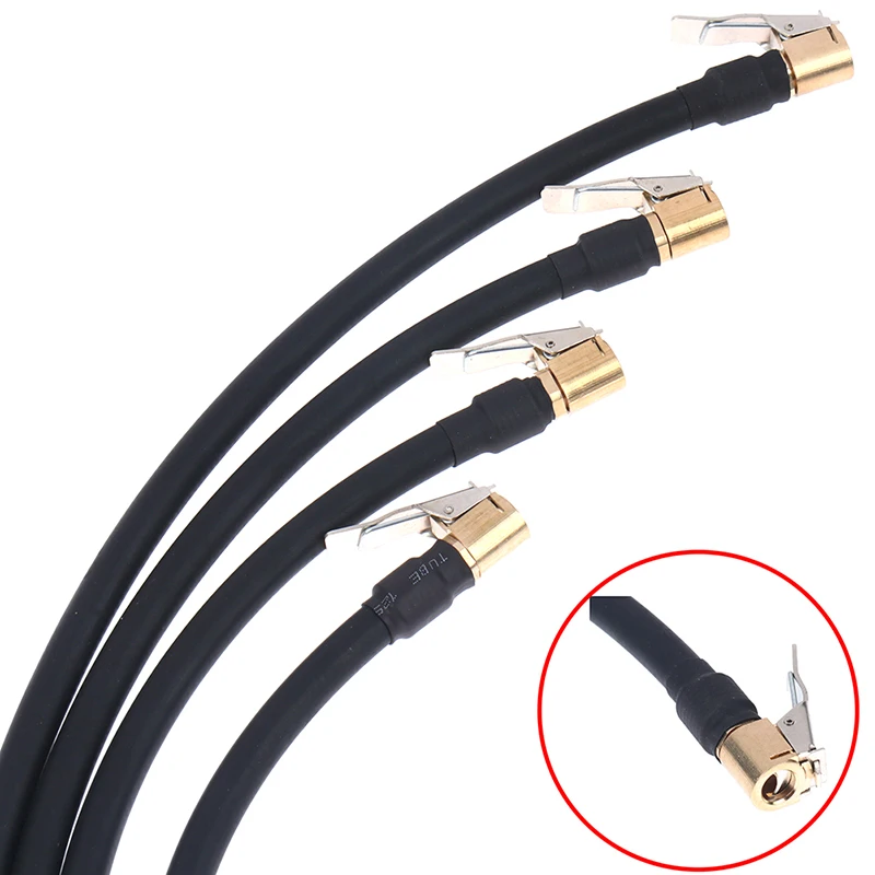 Air Rubber Hose Flexible Tire Valve Extension Tube Adapter for Air Compressor Tire Inflator Pump
