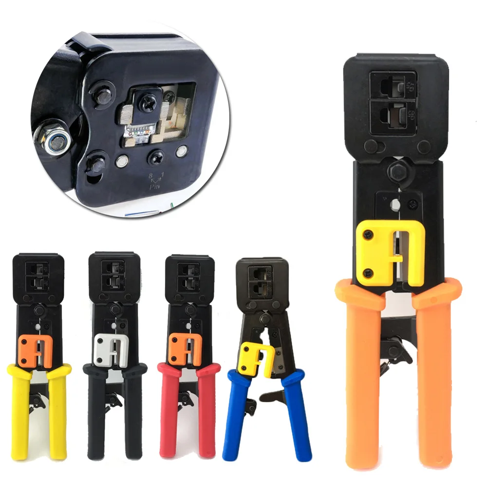 RJ45 Crimper Crimping Networking Tools Connector Plugs Network Cable Plier high quality material durable and practical