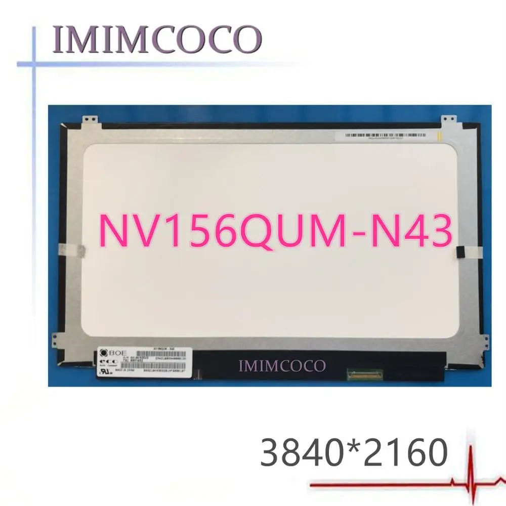 15 6 ''UHD 100% цветной экран ноутбука NV156QUM-N43 подходит для LQ156D1JX01B LQ156D1JX01 3840*2160
