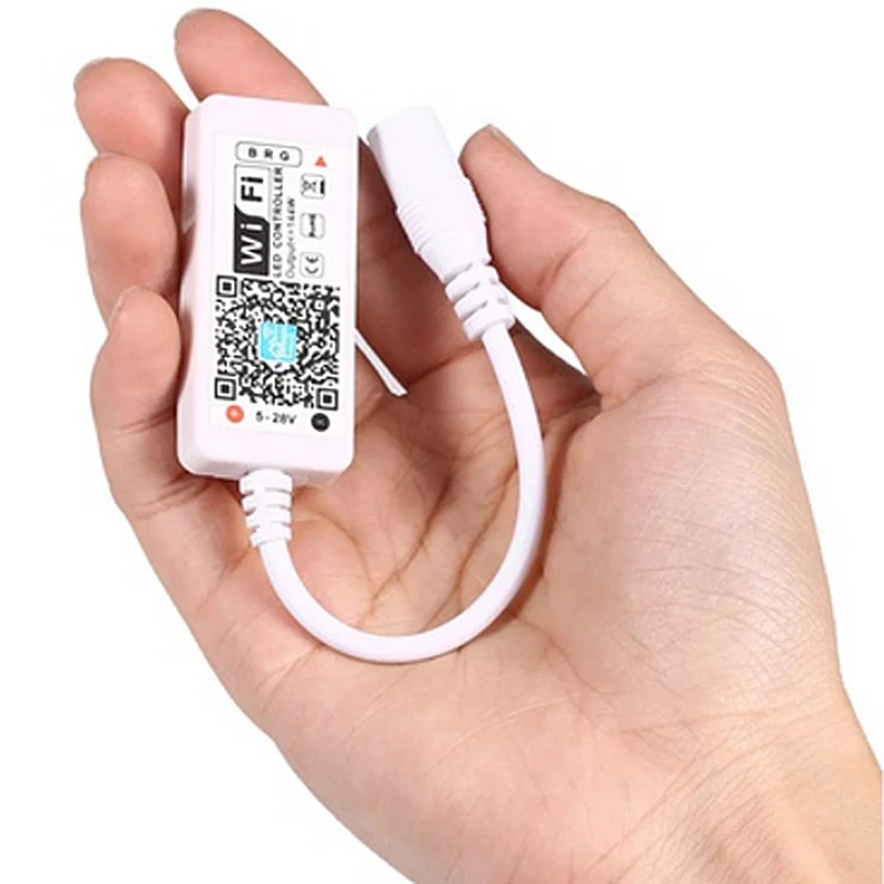 ABKT-DC5-28V мини RGB Wifi умный контроллер диммер выход 3 канала работает для Android/IOS мобильного телефона бесплатное приложение поддержка Sou