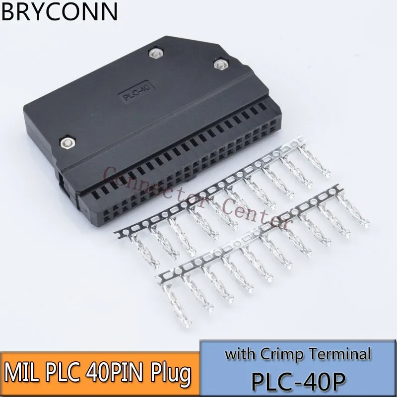 Соединитель 40PIN для PLC-40PIN кабеля MIL с обжимным наконечником