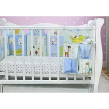 Карман для памперсов на детскую кроватку органайзер на кроватку кармашки на кроватку для новорожденных