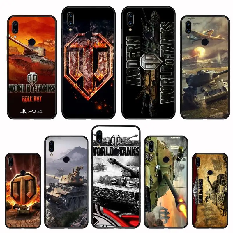 Бампер world of tanks роскошный уникальный чехол для телефона Xiaomi Redmi Note 4 4x5 6 7 8 pro S2 PLUS 6A