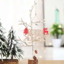 2020 Number Wooden Christmas Pendant Xmas Tree Hanging Ornament Home Garden wall door furniture Christmas tree Decoration