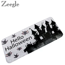 Коврик для кухни на Хэллоуин Противоскользящий душ для ванной комнаты влагопоглощающий коврик для прихожей коврик для ванной комнаты моющийся прикроватный коврик