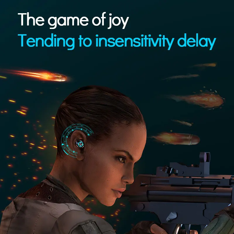 Wireless Earbud Bluetooth Earphone V5.1  LED Charging Box 22000Mah Power Bank Deep Bass Stereo Headphone Sports  Headsets W/Mic