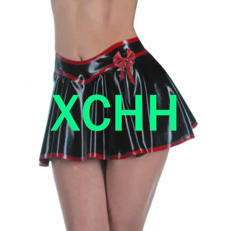 Сексуальная латексная Резиновая женская юбка мини платье kakegurui Косплей Костюм