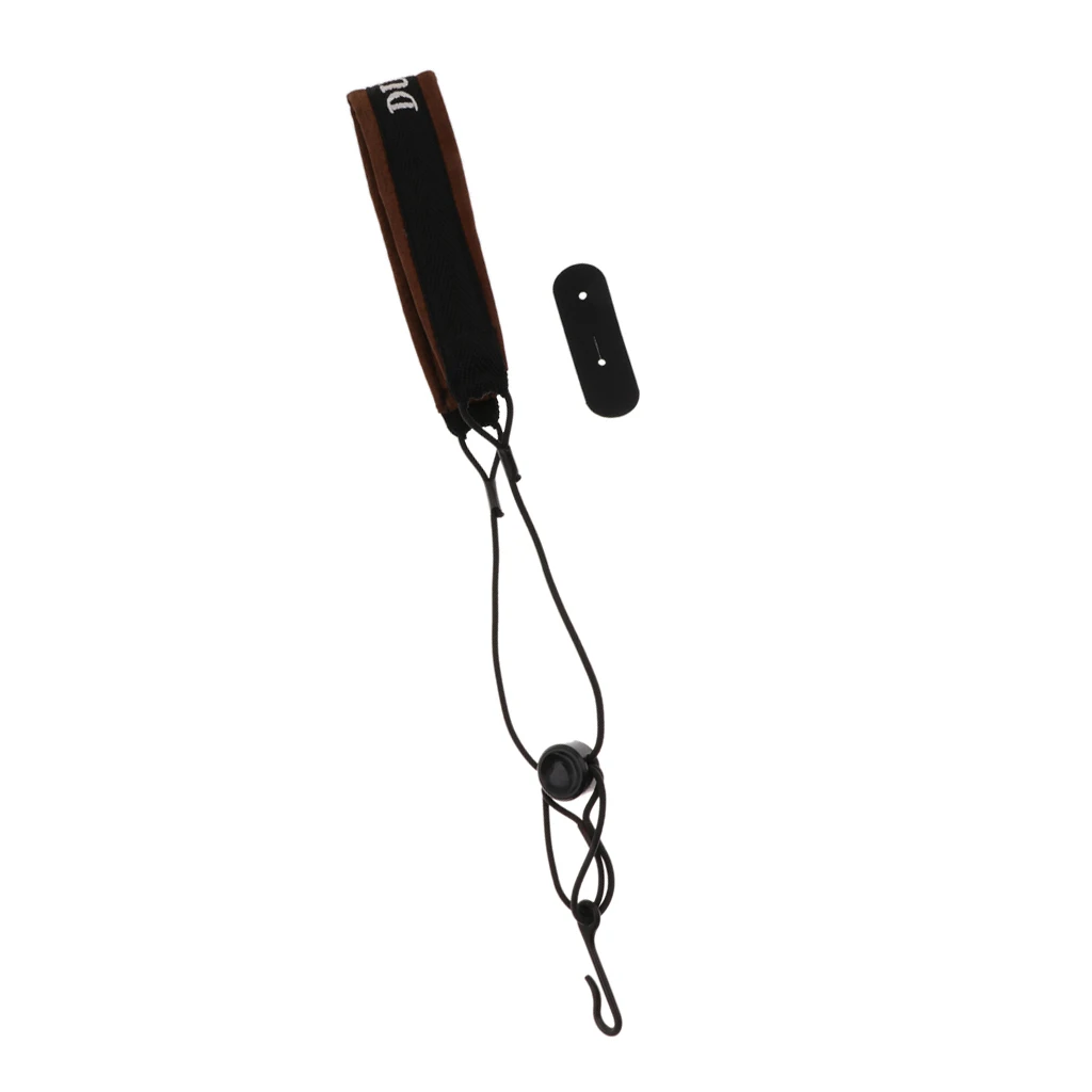 

Black Adjustable Clarinet Strap Belt with Thumb Pad for Beginner Musical Gift