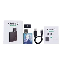 Vape Mods Ciggo J Box Pod стартовый комплект с емкостью 0,6 мл Pod для JUUL JC01 COCO 350 мАч батарея бокс мод для электронных сигарет