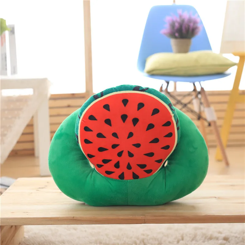 Watermelon Новые имитированные мягкие игрушки в виде фруктов офис Nocturne Спящая мягкая подушка арбуз Kiwifruit оранжевый подарок на день рождения для девочек - Цвет: Watermelon