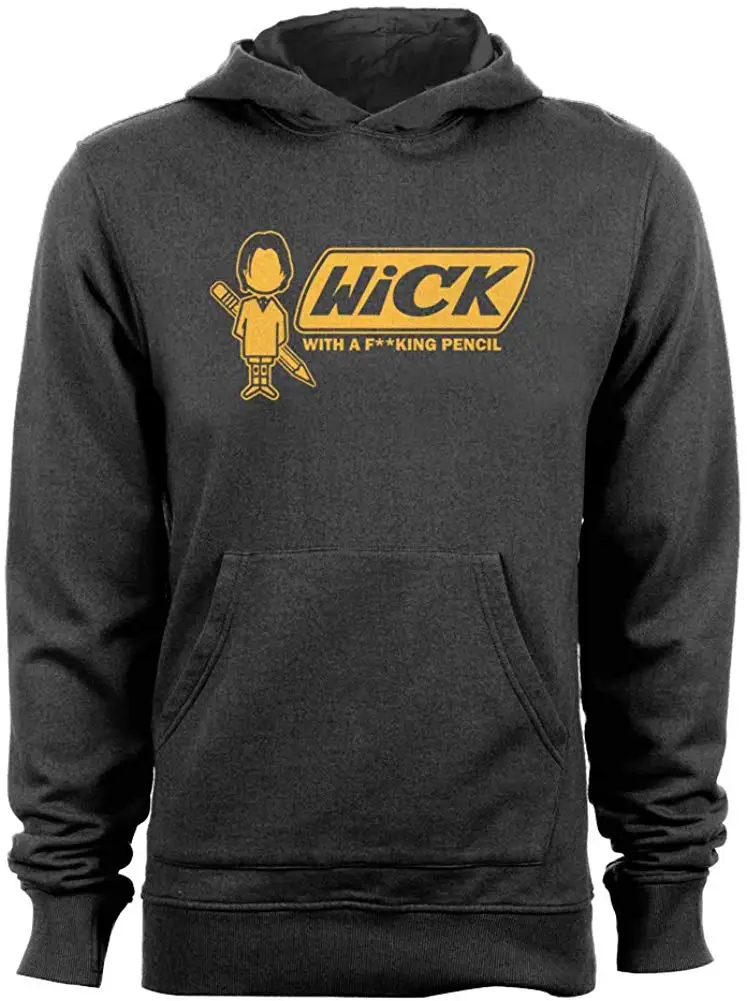 Забавный Wick Bic Pencil мужской Hoodieunisex мужской wo мужской свитер с капюшоном