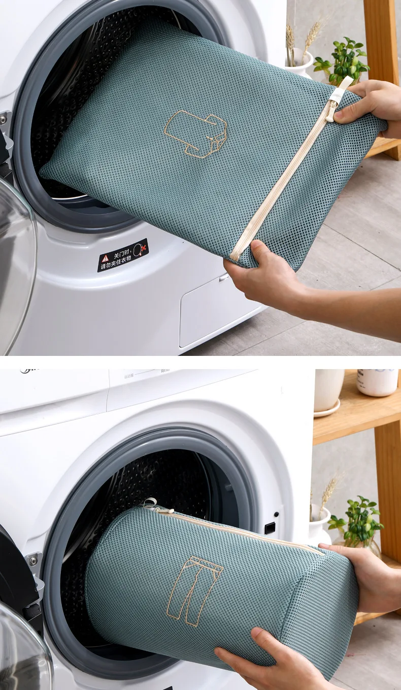 New Mesh Laundry Bags for Machine Washing Foldable Travel Underwear Storage Organizer