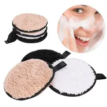 Гладкая 3 шт. пуховка для очистки лица для глубокой очистки пор набор для удаления макияжа косметический инструмент Косметическая пудра пуховка очиститель кожи