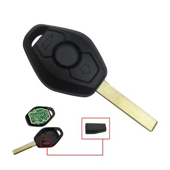 

OkeyTech Car Remote Key Fob for BMW EWS X3 X5 Z3 Z4 1/3/5/7 Series Keyless Entry Transmitter 315/434MHz ID44 Chip HU92 Blade Key