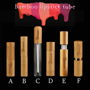 

Empty 3ml 5ml Bamboo Lipstick Tube / Bamboo lip balm container /Bamboo lip gloss tube,bamboo Mascara tube,Bamboo lip balm tubes