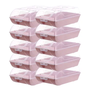 

Transparent Shoe Box Thickened Large Shoe Storage Box Transparent Flip Shoe Box Dust-Proof Box Simple Shoe Rack