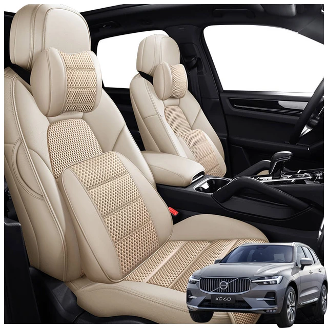 Housses de siège de voiture en cuir personnalisées, produits pour Volvo  XC60 2015 2017 2018 2019 2009 2010, pièces intérieures, accessoires  automobiles - AliExpress