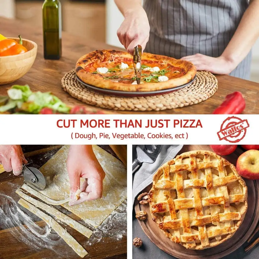 5 Wheel Pastry Cutter With Handle, Dough Cutter, Stainless Pizza Slicer,  Multipurpose Cutting Roller Knife, Dough Divider, Pastry Roller Blade  Knife, Pizza Knife, Pie Cutter Knife, Kitchen Essentials, Kitchen Gadgets,  Back To