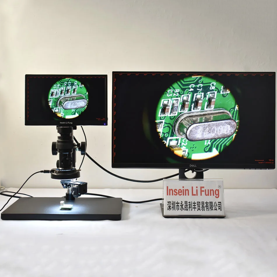 

Full HD 1080P 11.6" IPS Integrated Display Camera HDMI 2D 3D Industrial Measuring Microscope 7X-300X Magnifier USB Storage