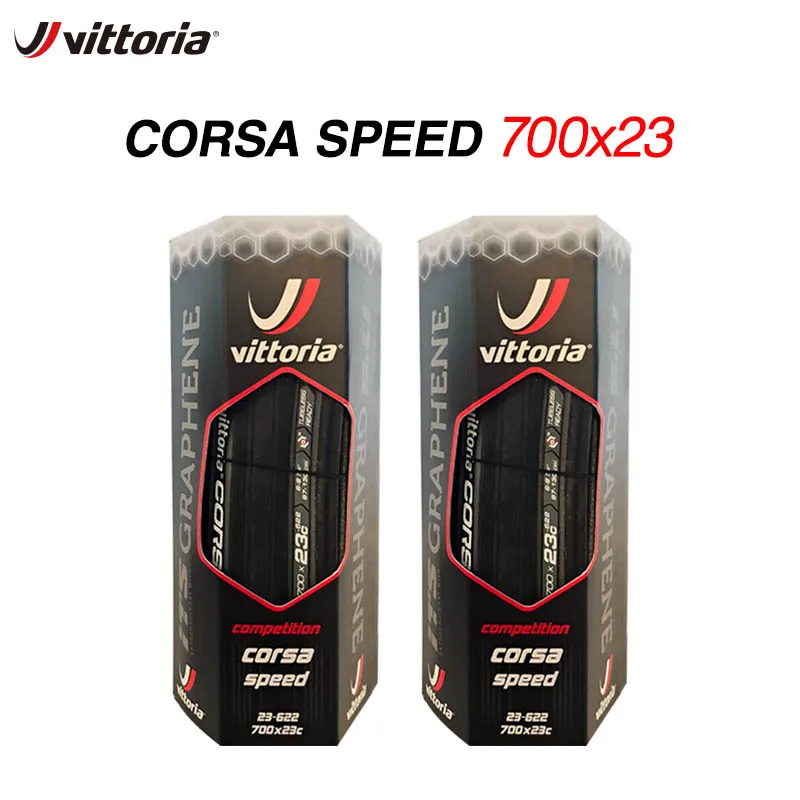 Vittoria Corsa Speed 700 × 23C Графен + 1 0 вакуумный бескамерный 130TPI подходит для дорожного