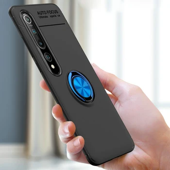 

30pcs/lot Soft Chromed Ring Case For Xiaomi Mi 10 Pro Smooth Ultra Thin Matte TPU Cover For Xiaomi Mi 10