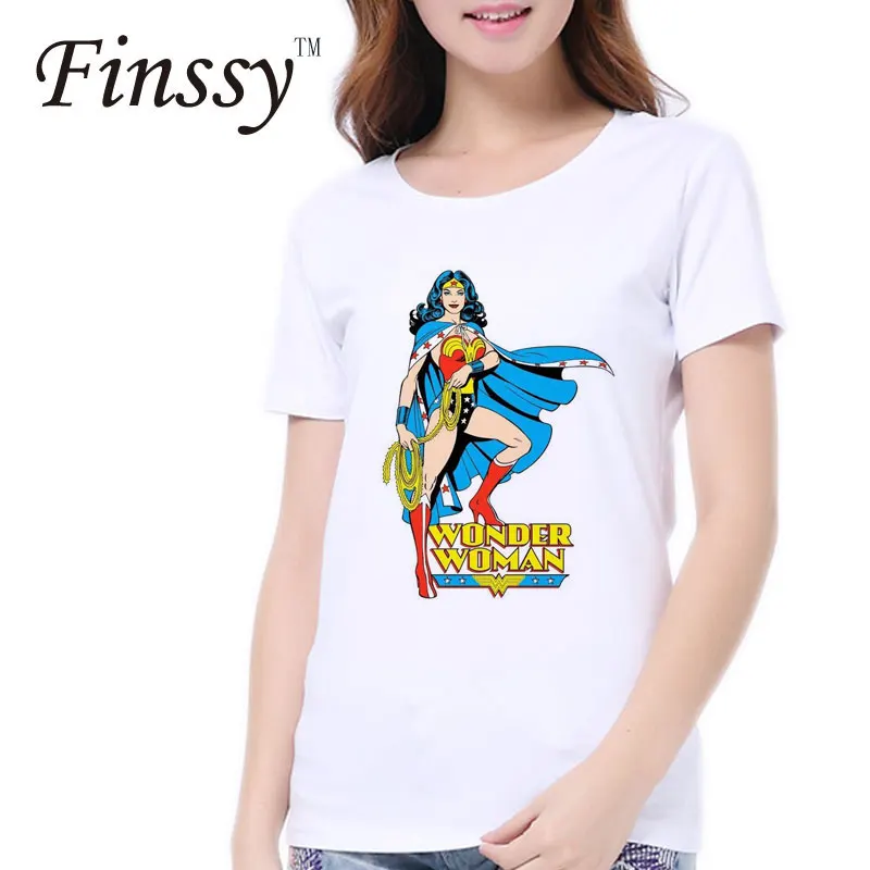

2017 Hot Movie Wonder Women t Shirt Women Summer Clothes Wonder Women t Shirt Men Short Sleeve Tee