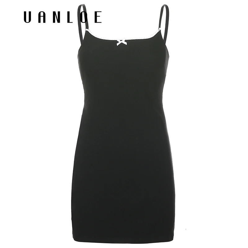 

Solid Skinny Backless Lace Bow Mini Dress Sleeveless Strapless Bodycon Summer Dresses Fashion Sexy Streetwear Dresses