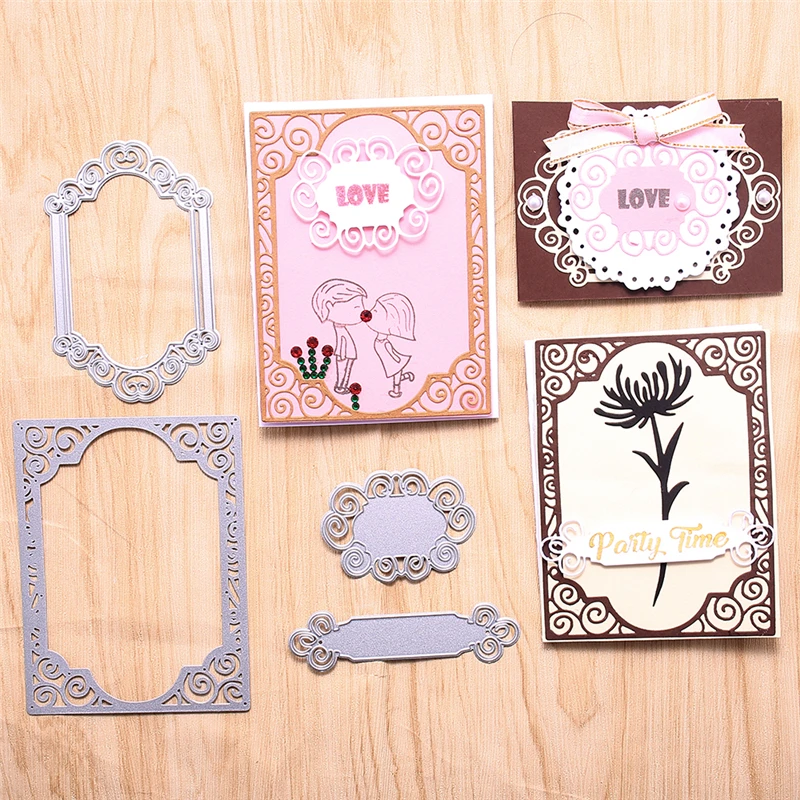 Scrapbooking Dies de Decoupe Fleur Metal Die Cutting Dies pour DIY Scrapbooking Album Paper Card Decor Craft Fablcrew