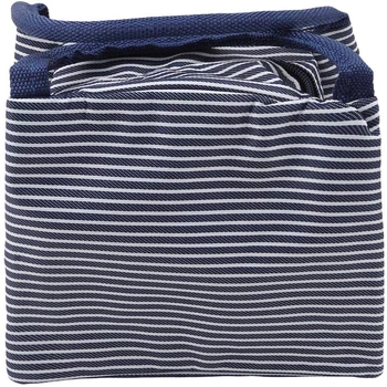 

Leisure Women Portable Lunch Bag Canvas Stripe Insulated Cooler Bags Thermal Food Picnic Lunch Bags Kids Lunch Box Tote Packs