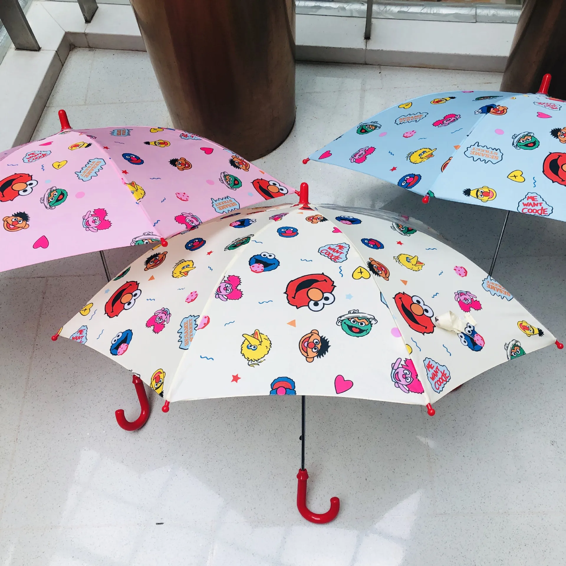 Импортные товары, один,, кунжутный Зонт уличный для мужчин и женщин, детский зонт для похудения, прямой зонт C