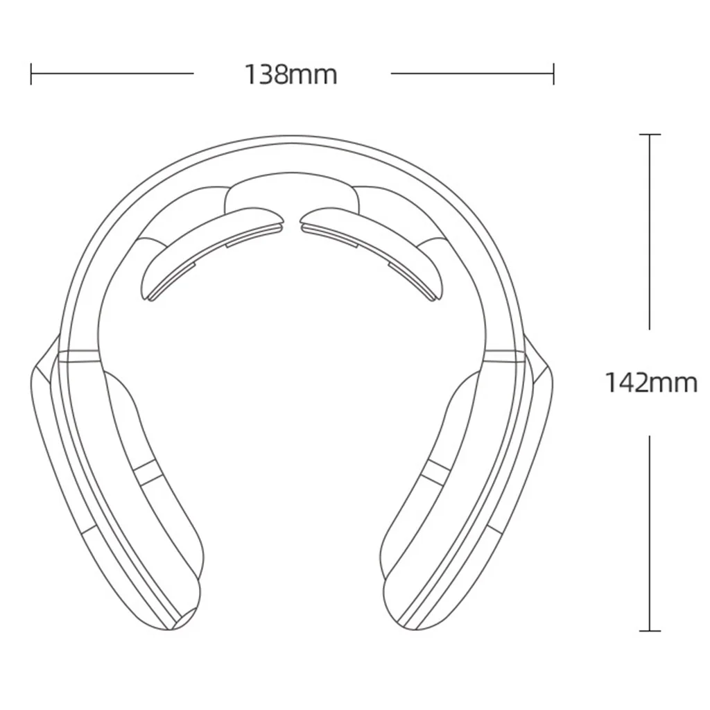 Handheld Electric Pulse Neck Massager Infrared Therapy 15 Speed Machine for Home Handheld Intelligent Machine Office 3 Modes