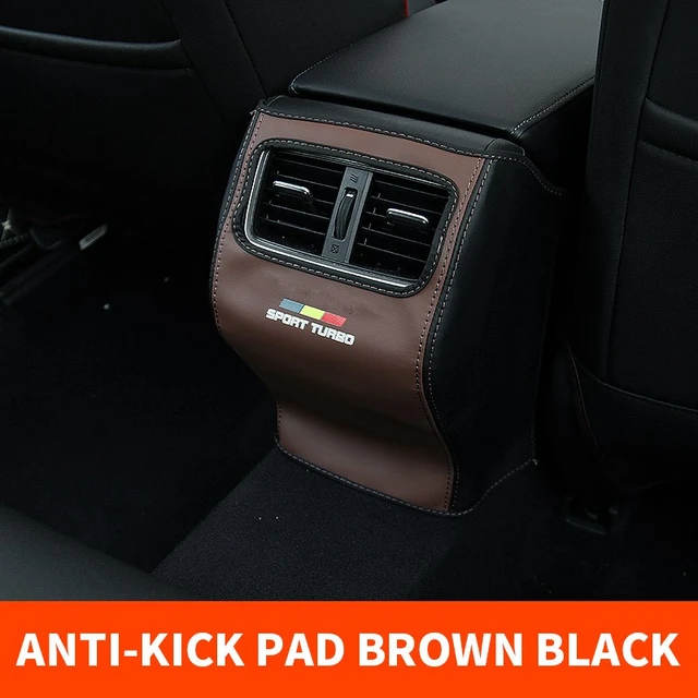 For Honda Accord 2018 2019 2020 2021 Car Armrest Pad Cover Center Console Armrest Box Storage Protection PU Cushion Accessories Back Brown