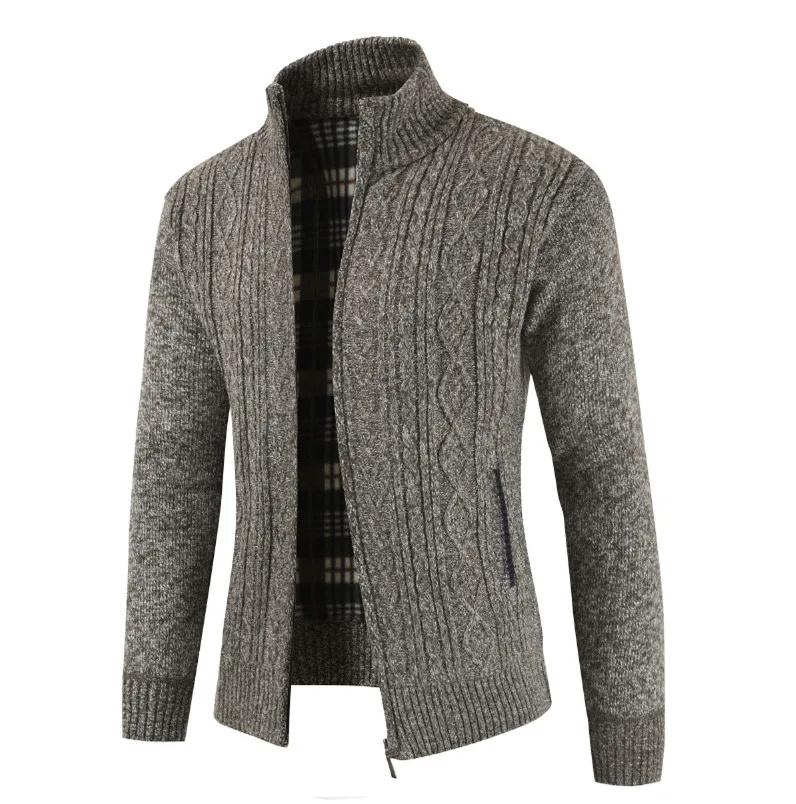 #^Special Price 2020 Brand New Fashion Thick Sweaters Cardigan Coat Men Slim Fit Jumpers Knit Zipper Warm Winter Business Style Men Clothes