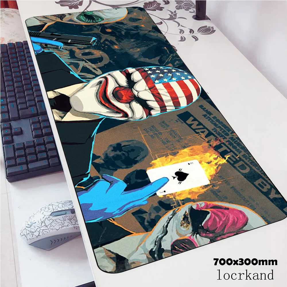 Payday коврики для мыши 70x30 см Очаровательная мышь Notbook компьютерная коврик для мыши крутой ПК игровой коврик для мыши геймер клавиатура Коврик для мыши