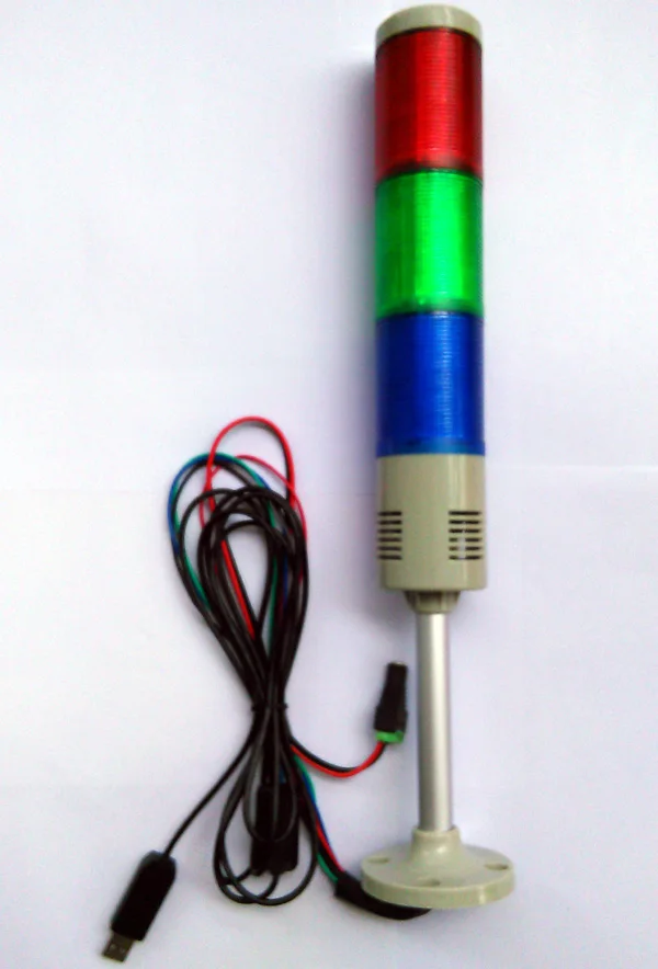 USB Alarm Computer Direct Control Multi-layer Sound Light Warning Light Hid Drive Free Secondary Development Package