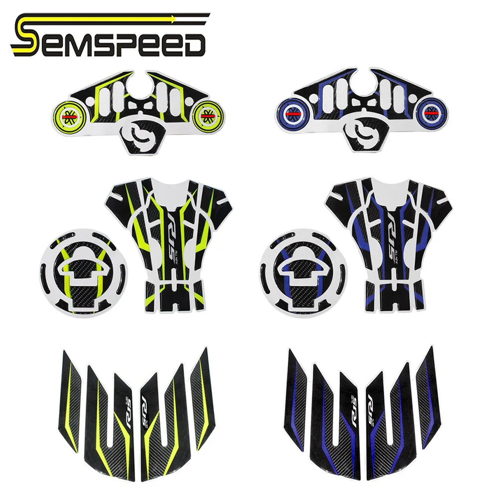SEMSPEED наклейка на крышку топливного бака мотоцикла s накладка на бак наклейки для Yamaha YZF R15 R 15 V3- наклейка на хвост