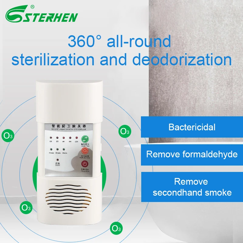 

Sterhen Ozone Cleaner Air Purifier O3 Sterilizing Machine High Quality Ozone Generator For Kitchen And Bathroom Use