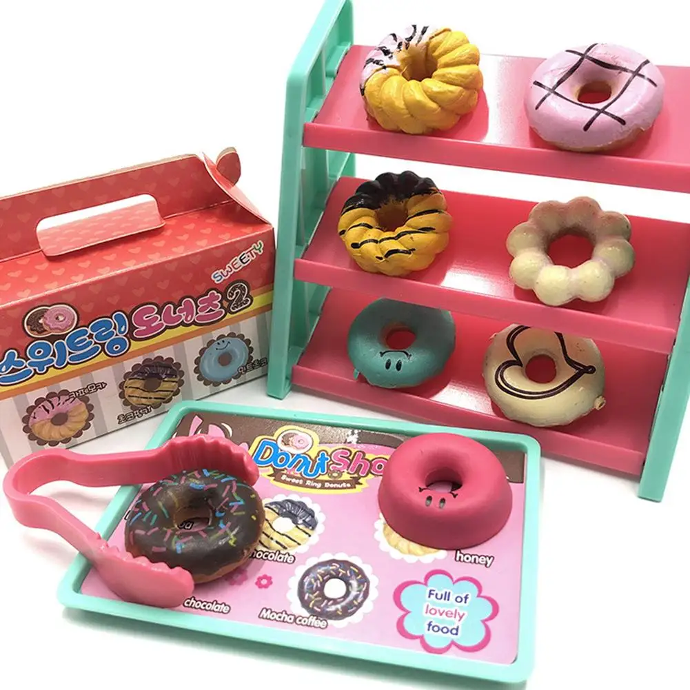 21Pcs Kids Doughnut Cash Register Kit 