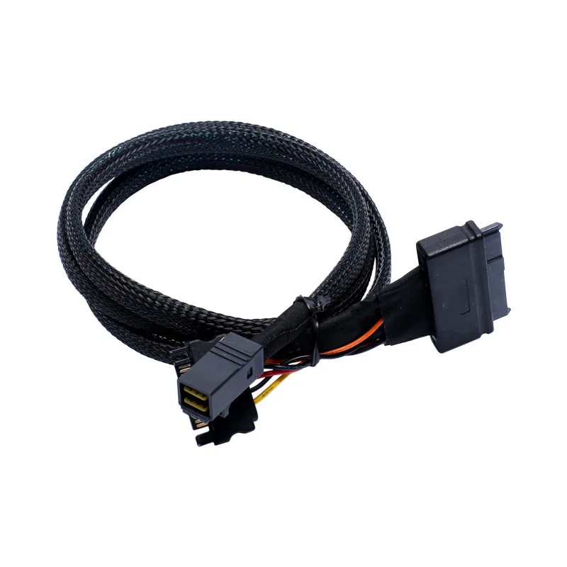 Cabo Conversor para Placa-mãe Cabo Spater Ssd Nvme Pcie 8643 para u Sff 8639 com Sata Power u2 Embutido para hd Mini Sas 12g Cabos de computador e conectores - Imagem 6