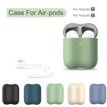 

#20 Silicone Anti-lost Protective Cover Skin Case for Apple Air Pods1/2 Charging Case Cool Shock Drop Proof Anti-lost