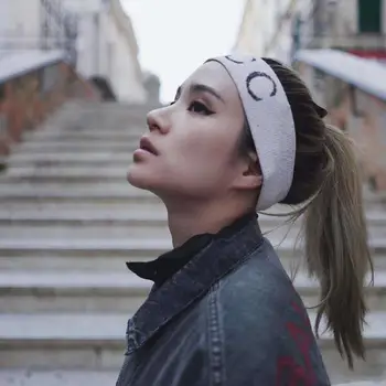 

Unisex Turban Striped Designer Headband Sports Letters Moon Sweatbands Hair Accessoires Fashion Brand Headbands