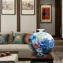 Цзиндэчжэнь керамика ремесло поставки лучший ручной работы Китай традиционное ремесло лучший антиквариат ручная роспись пейзаж Фарфор 4 модели