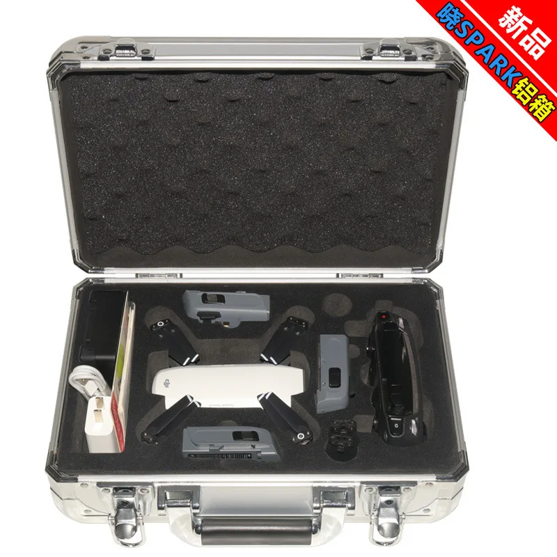 

DJI Xiao Spark Storage Box Portable Aluminum Case UAV Accessories Transportation Field Box Waterproof Compressive