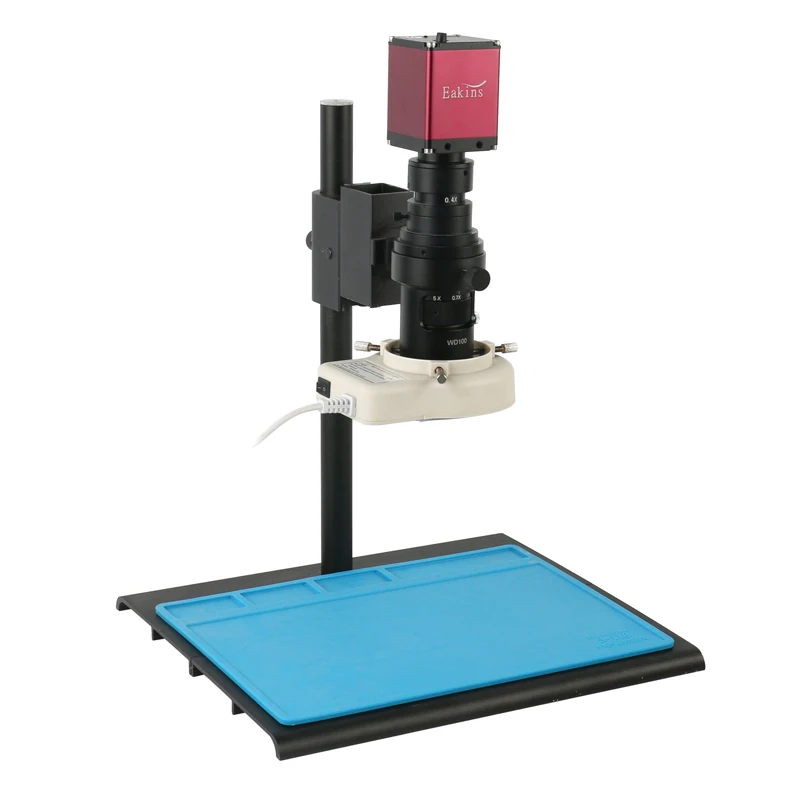 1/3 \1080P 60FPS Hdmi Industriële Digitale Video Microscoop Camera + 200X 500X C Mount Lens + 56 Led ring Licht Voor Pcb Solderen