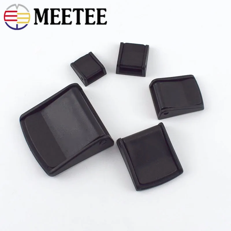Meetee 2/5 шт 15-50 мм пластиковый пресс ремень пряжка Регулировка фиксированная тесьма