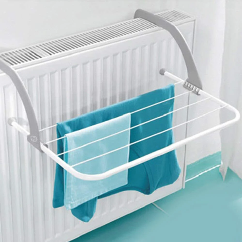 

Outdoor Pole Storage Airer Hanging Drying Rack Clothes Laundry Multifunction Radiator Balcony Telescopic Folding Adjustable