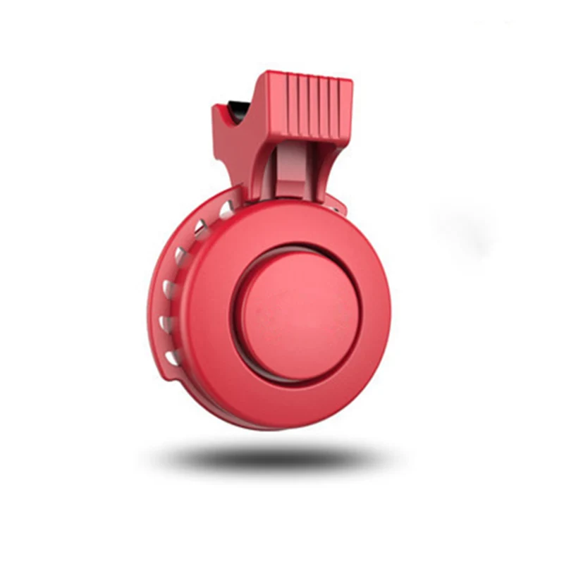 Red USB Перезаряжаемый велосипедный Электрический клаксон для велосипеда 120 дБ водонепроницаемый руль безопасности MTB дорожный горный велосипед звуковая сигнализация - Цвет: Red