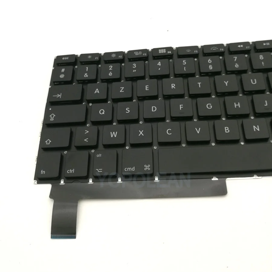 3 шт./лот Франция Французский Клавиатура для MacBook Pro, моноблок 1" A1286 2009 2010 2011 2012 лет