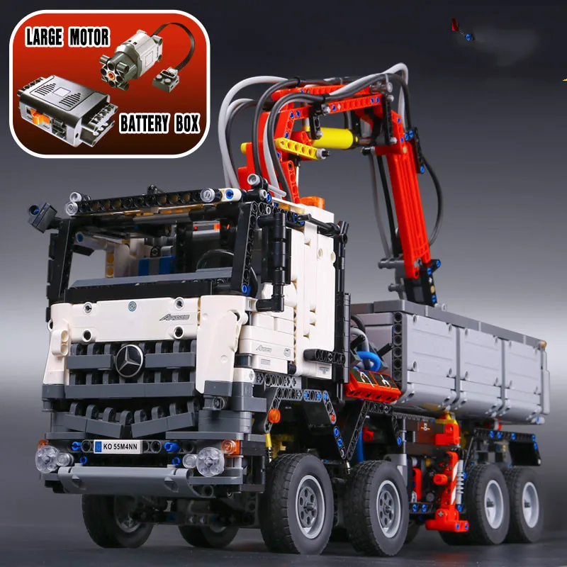 

legoinglys DHL 20005 technic series Arocs Model Building blocks Bricks Compatible Toys for Children 42043 Motor Car model